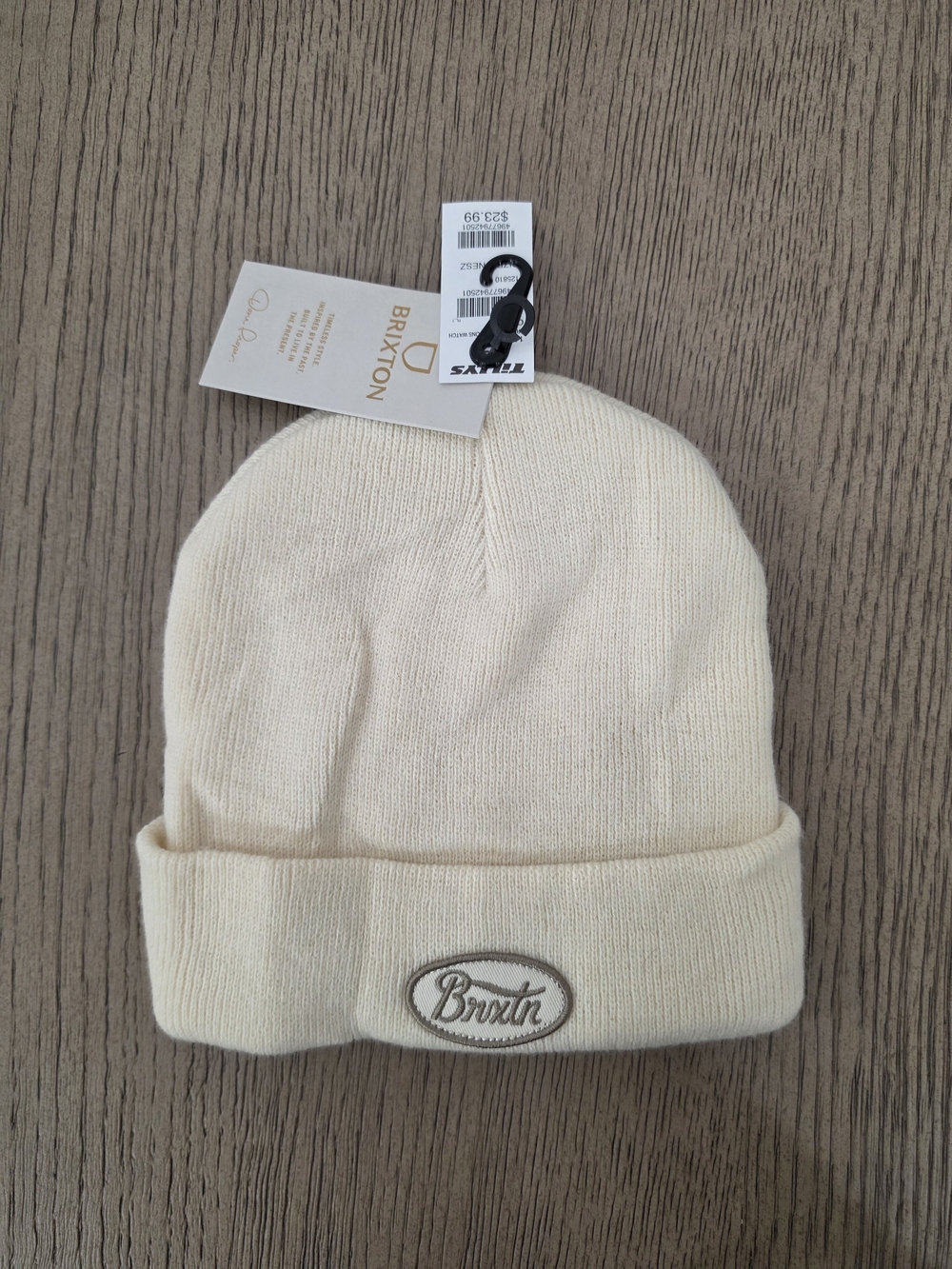 Brixton Cream Knit Beanie